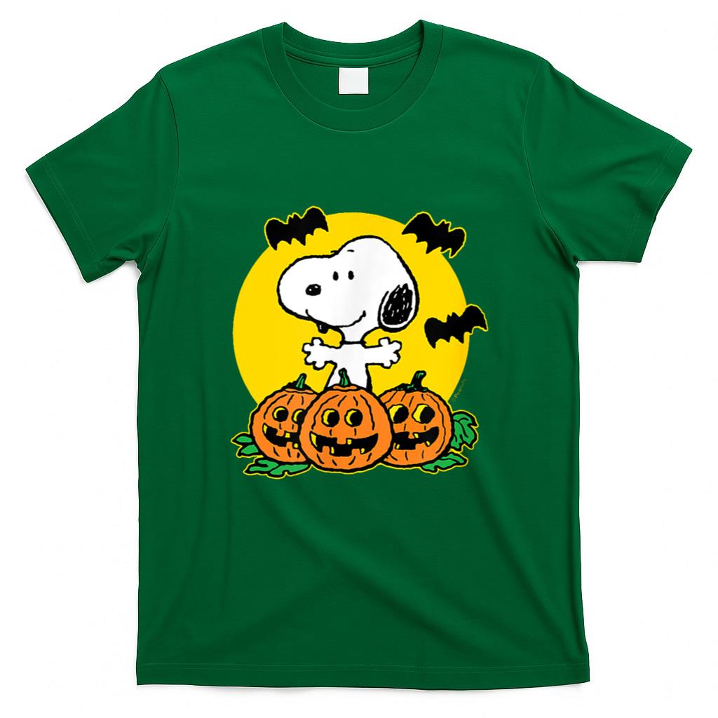 Halloween Shirt - Peanuts - Snoopy Pumpkin Patch Halloween T-Shirt