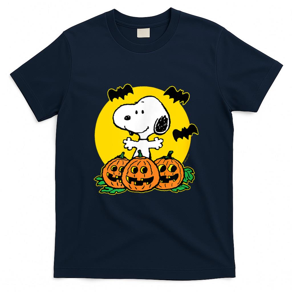 Halloween Shirt - Peanuts - Snoopy Pumpkin Patch Halloween T-Shirt