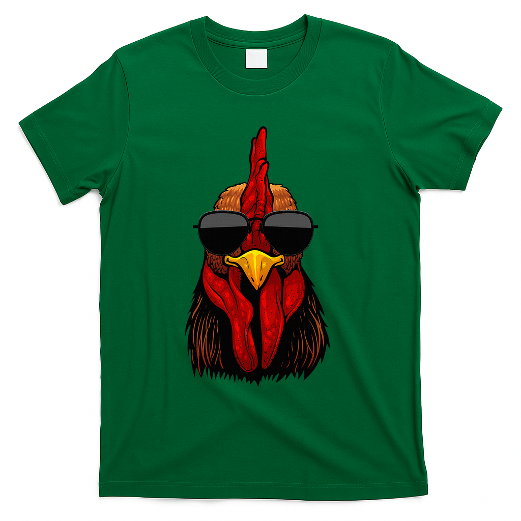 Cool Rooster Design Chicken Rooster Lover T-Shirt