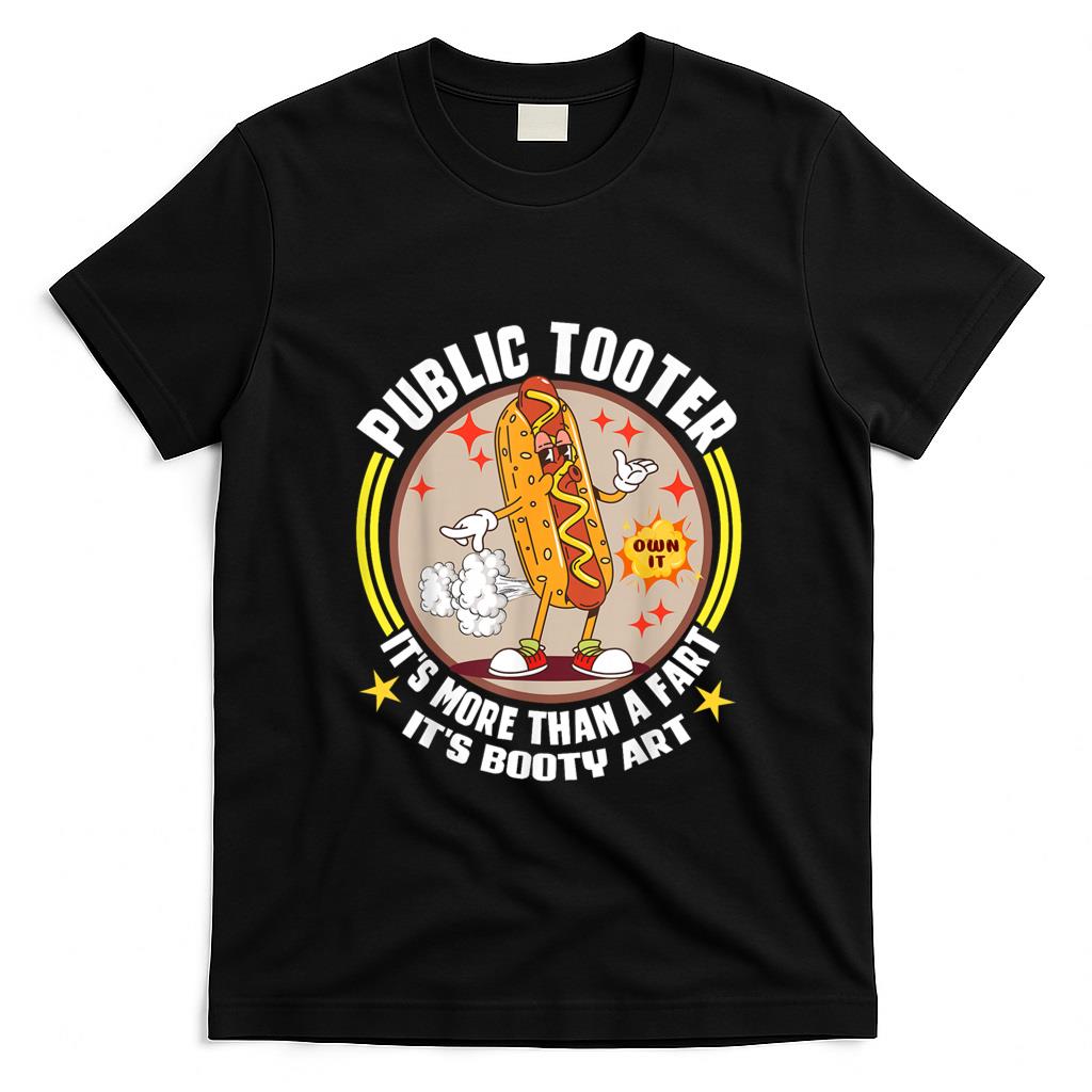 Funny Tees - Public Tooter Funny Inappropriate Embarrassing Adult Humor T-Shirt