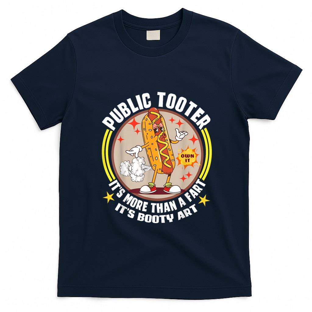 Funny Tees - Public Tooter Funny Inappropriate Embarrassing Adult Humor T-Shirt