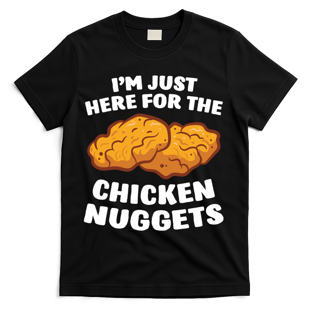 Chicken Nuggets Lover Im Just Here For The Chicken Nuggets T-Shirt