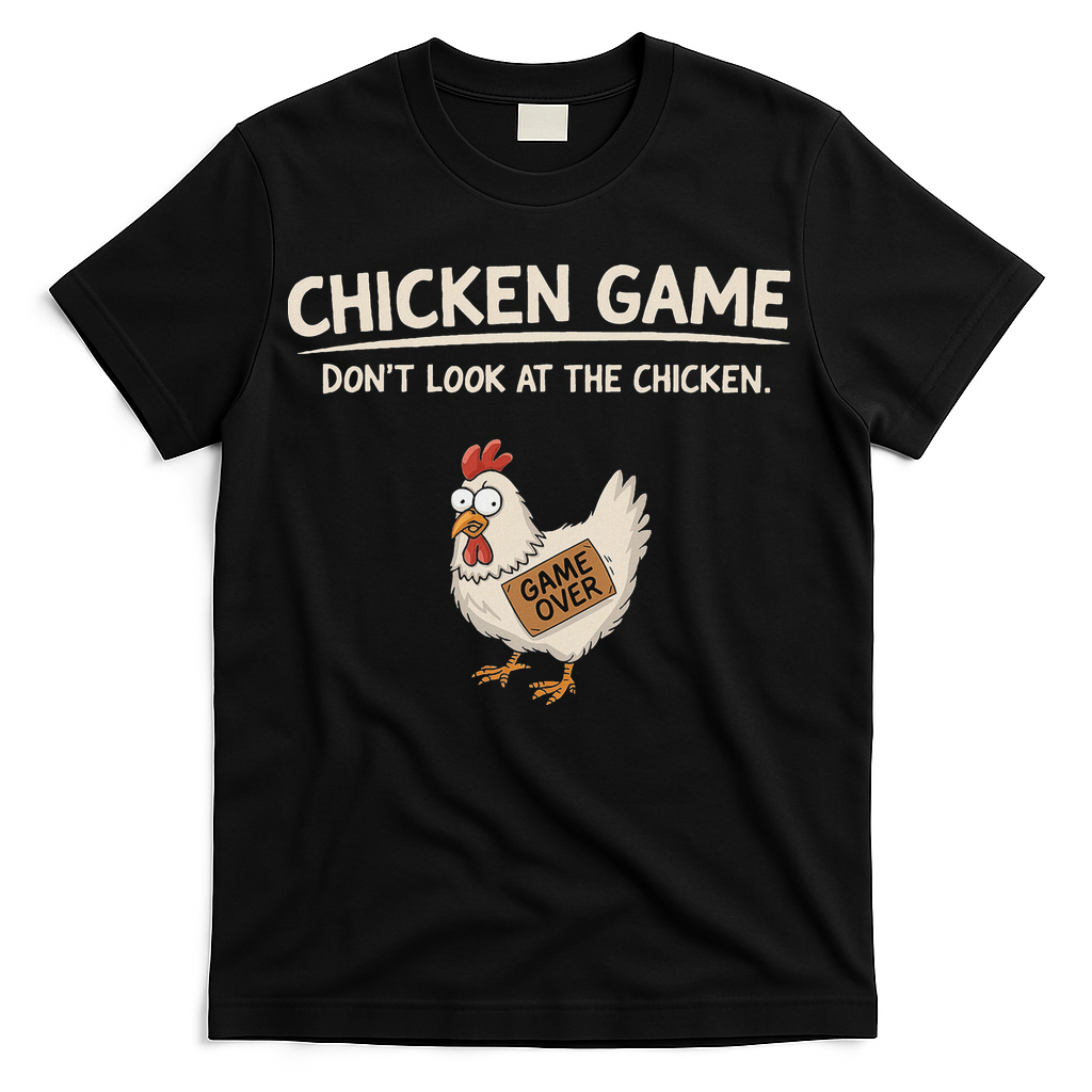 Chicken Game DonT Look At The Chicken T-Shirt