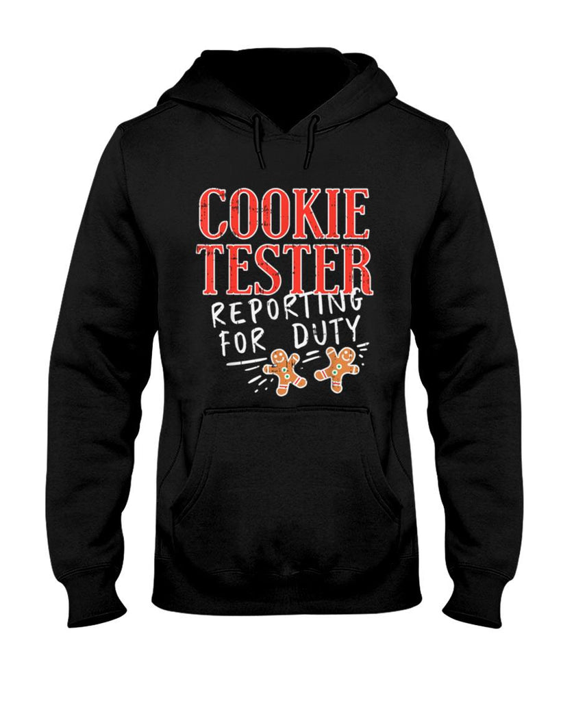 Cookie Tester Reporting Duty Funny Christmas Xmas Kids Gift T-Shirt