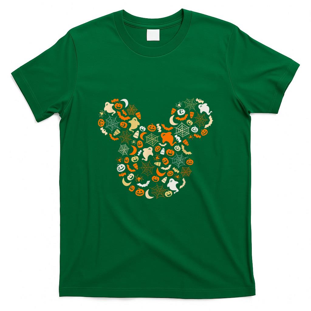 Halloween Shirt - Disney Mickey Mouse Halloween Ghosts Pumpkins Spiders T-Shirt