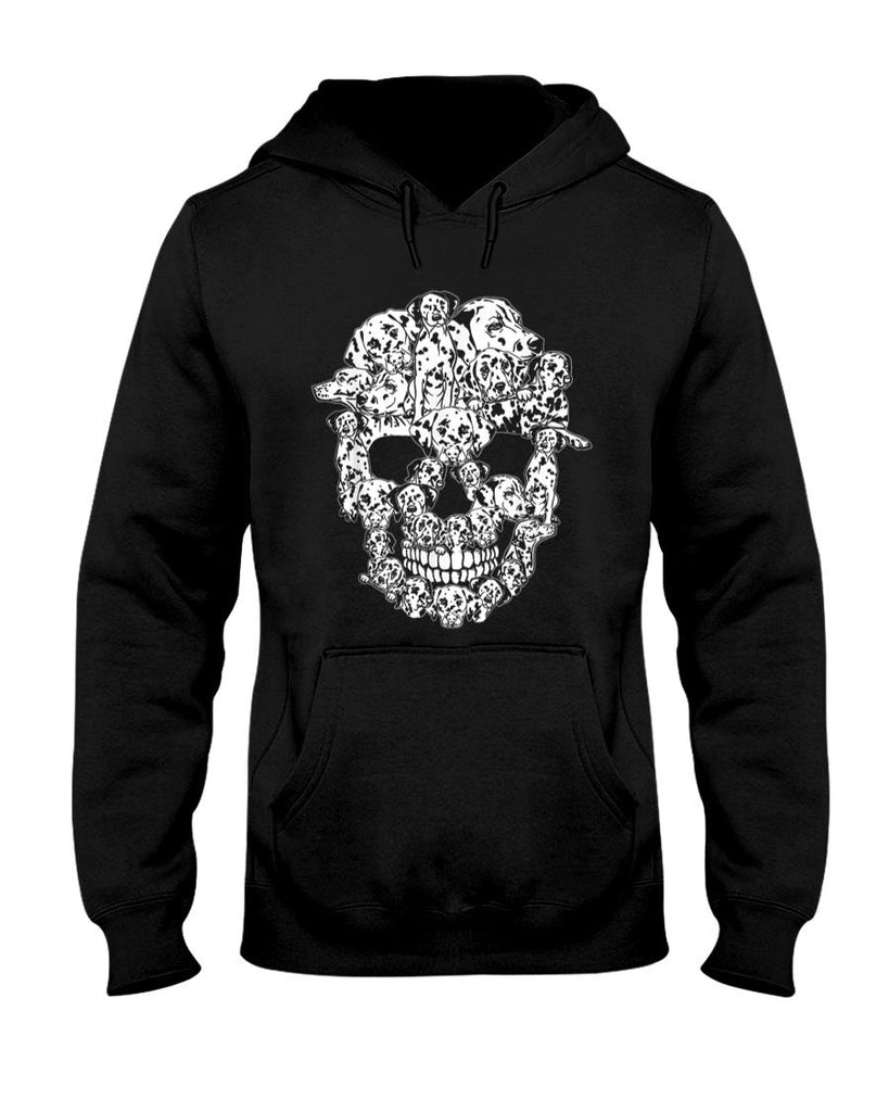 Pet Mom Halloween Shirt - Funny Halloween Costume Skull Dalmatian Dog Puppy Lover T-Shirt
