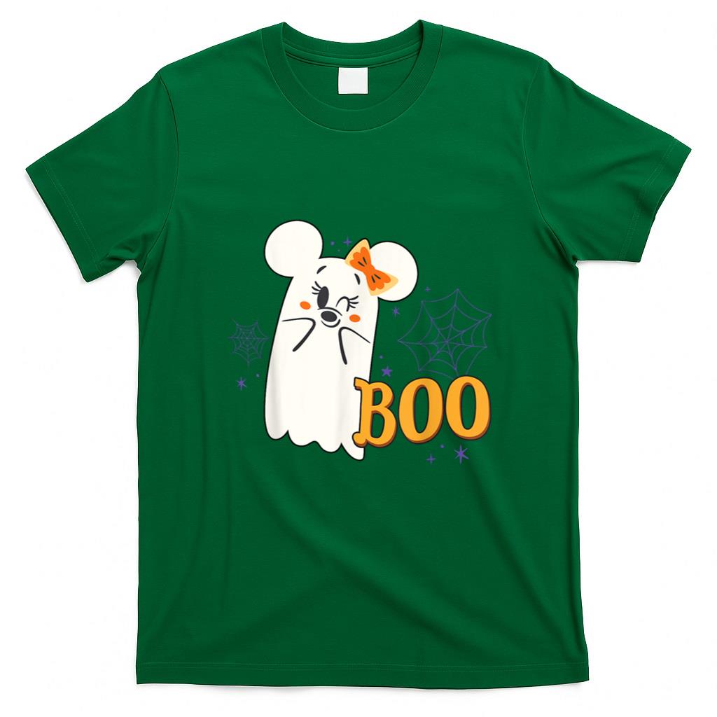 Halloween Shirt - Disney Minnie Mouse Cute Little Ghost Boo Halloween T-Shirt
