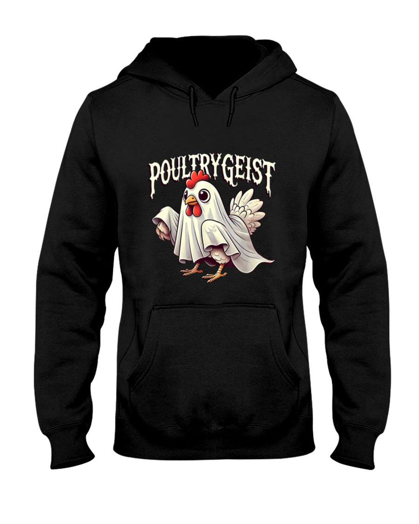 Halloween Shirt - Chicken Ghost Poultrygeist Funny Halloween Farmer T-Shirt