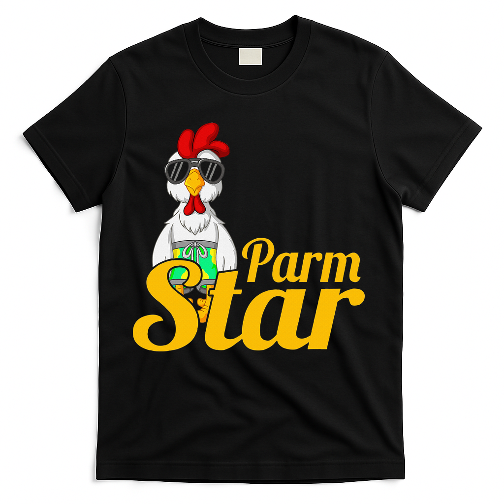 Parmstar Funny Chicken Parm Parmigiana T-Shirt
