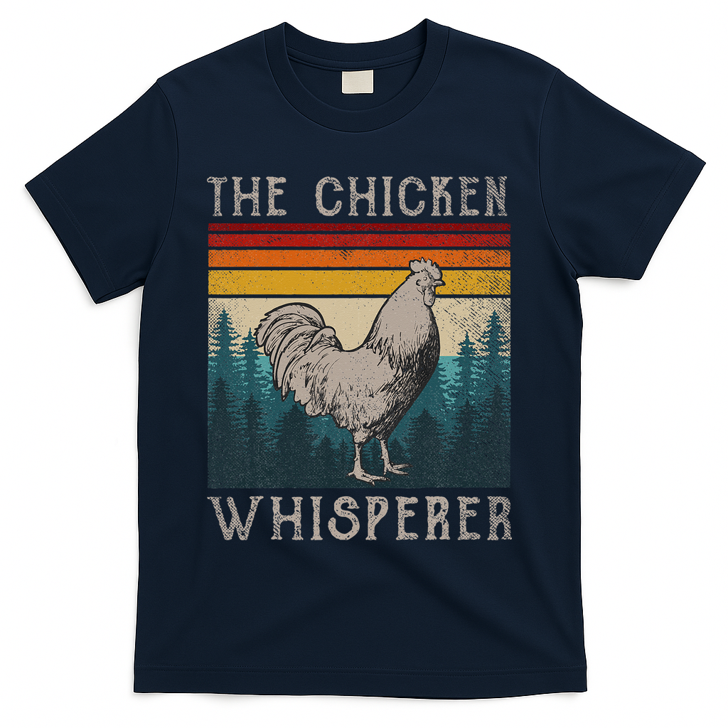 Chicken Whisperer Vintage Retro Chicken Farmer T-Shirt