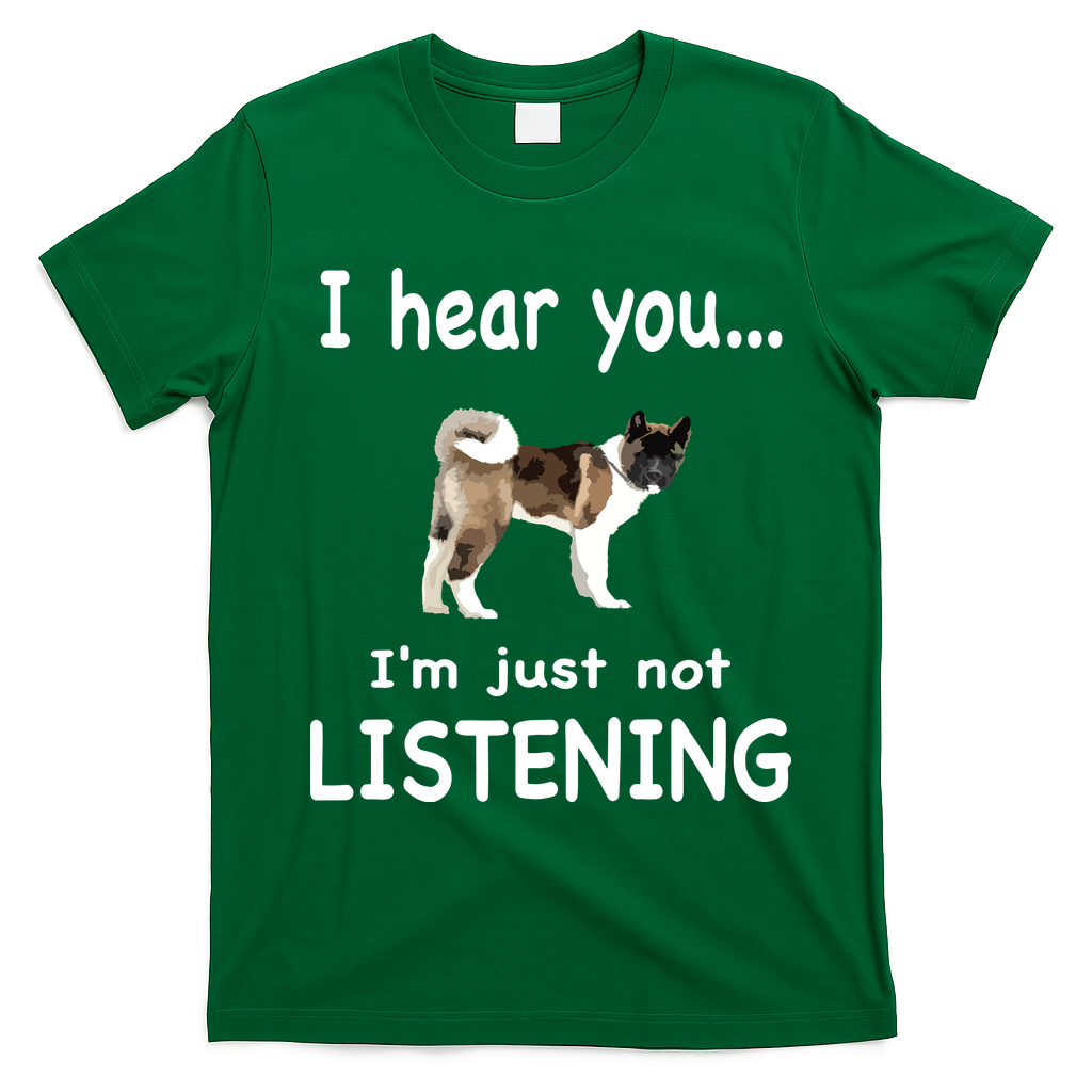 American Akita Dog American Akita T-Shirt - Irish Green