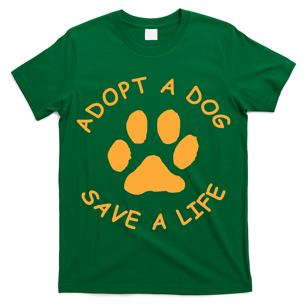 Adopt A Dog Save A Life Tee Rescue Dog T-Shirt