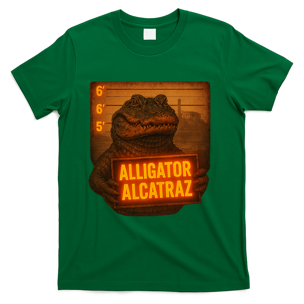 Alligator Alcatraz Limited T-Shirt - Green