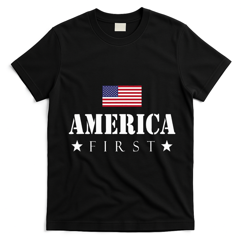America First Americafirst T-Shirt - Black