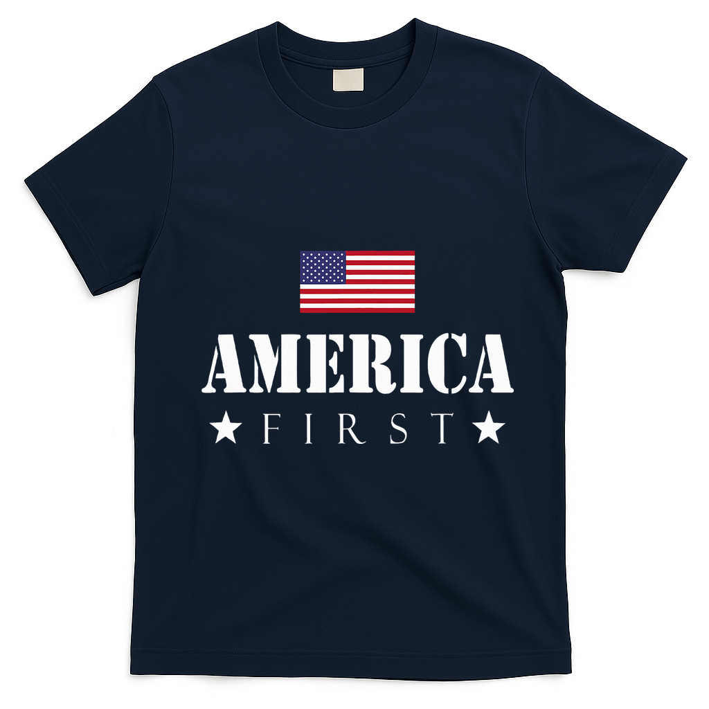America First Americafirst T-Shirt - Navy Blue