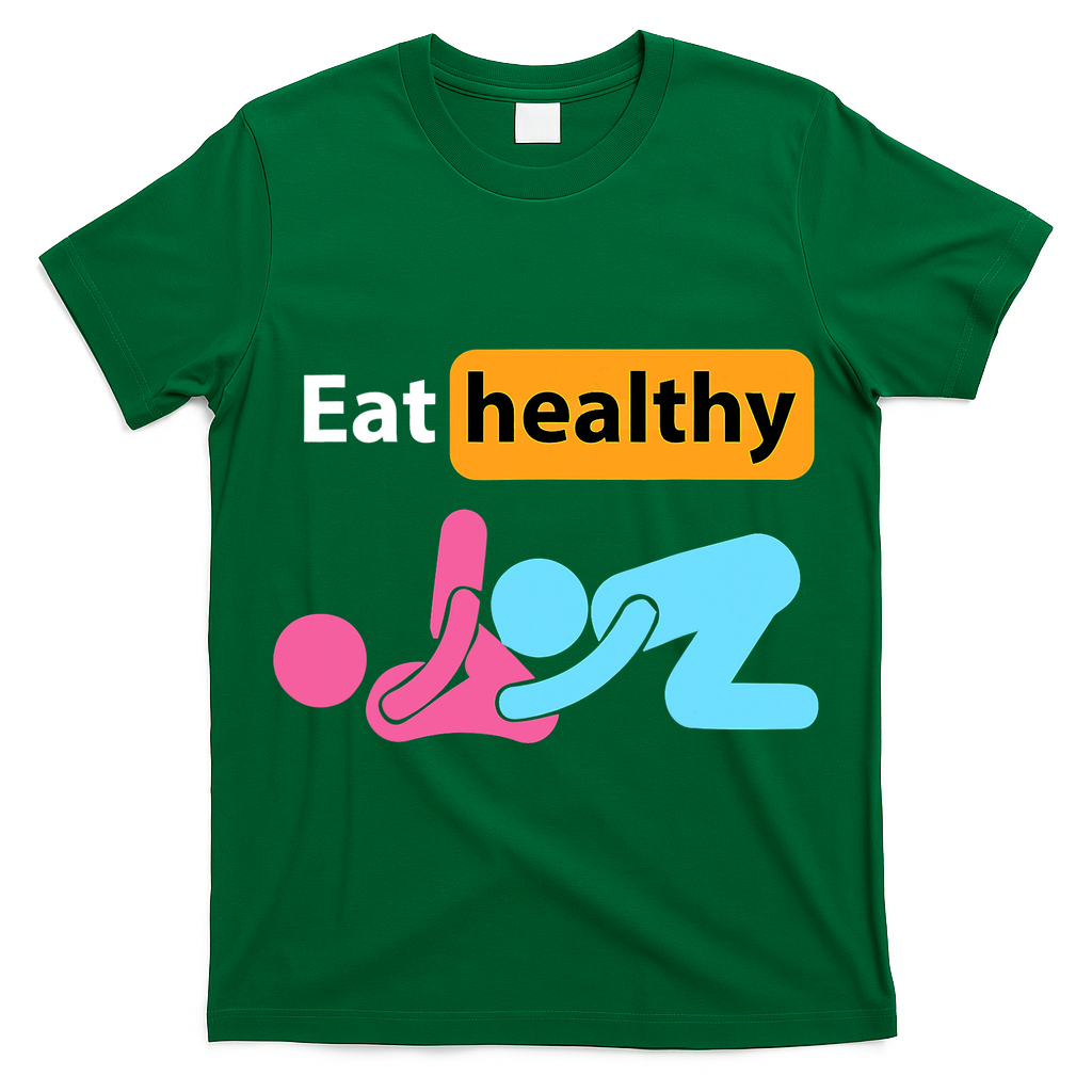 Adult Humor Eating Healthy Valentines Day T-Shirt