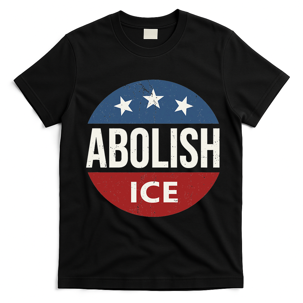 Abolish Ice Anti Trump T-Shirt - Black