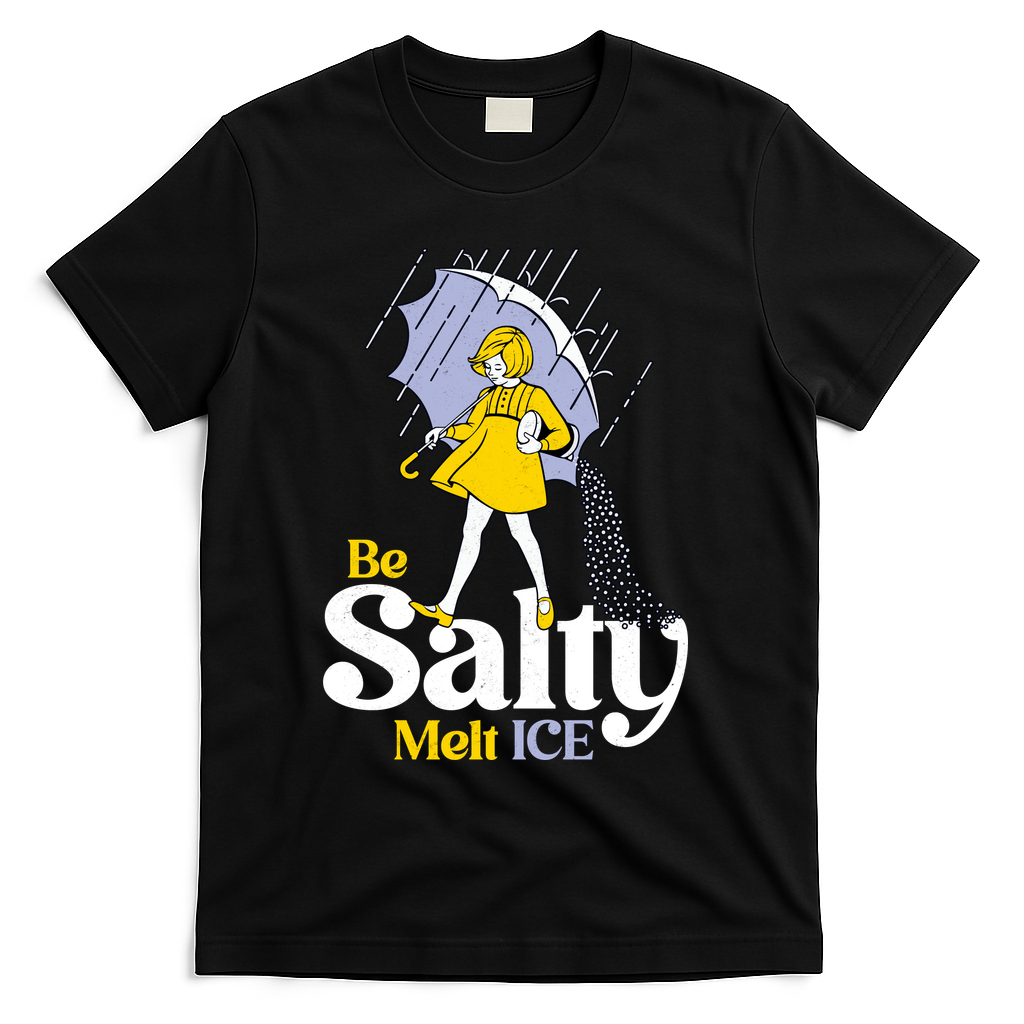 Anti ICE Be Salty Melt ICE T-Shirt - Black