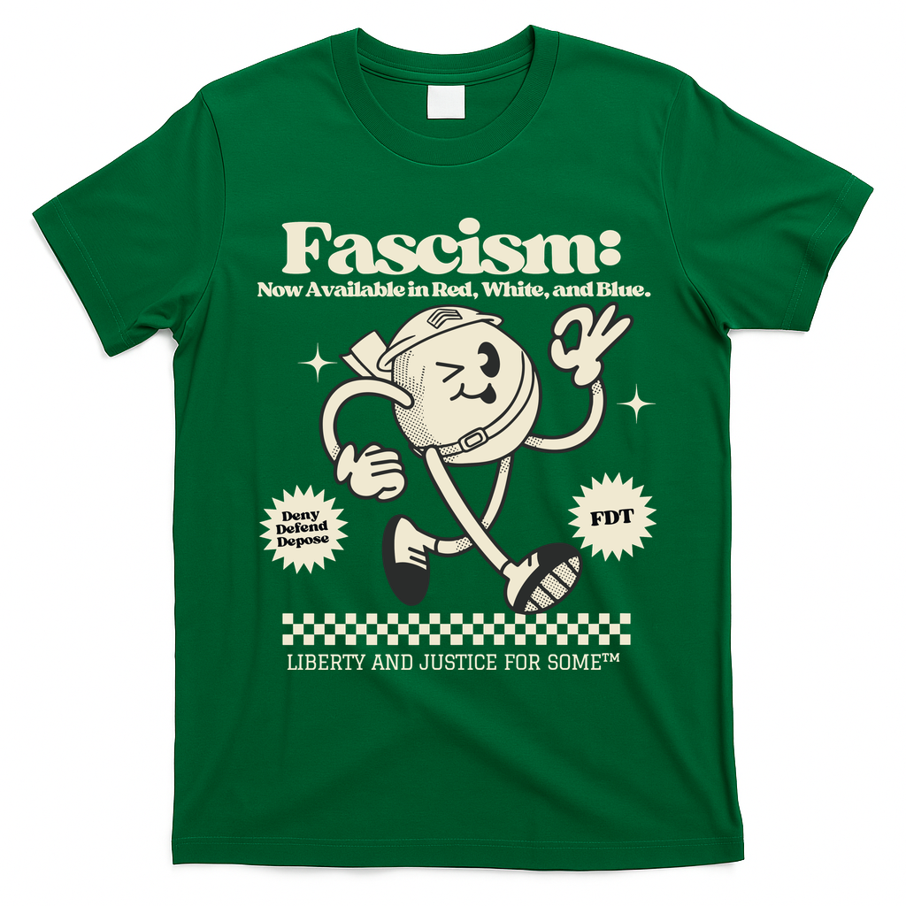 Anti Trump Anti Fascism T-Shirt - Irish Green