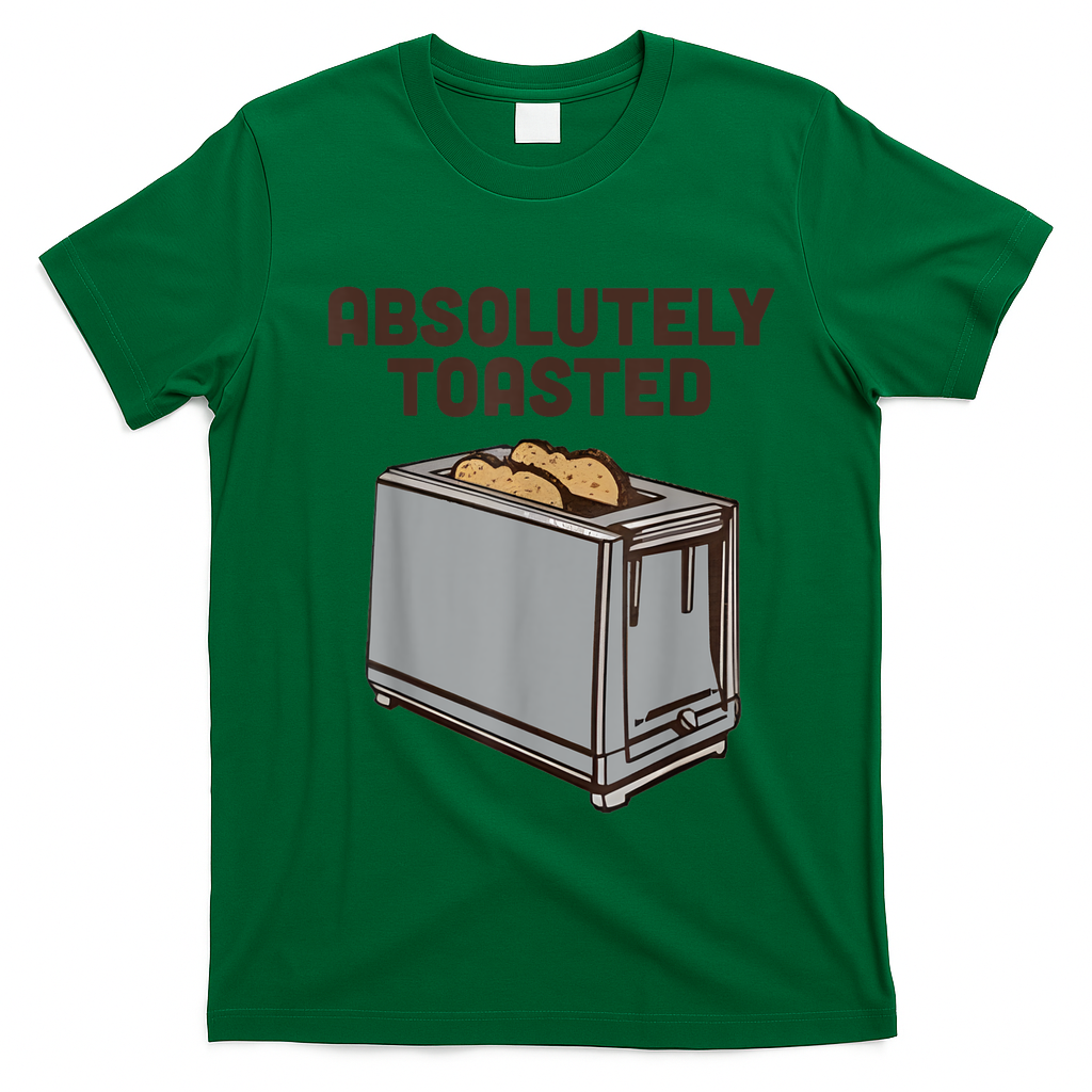 Absolutely Toasted Funny T-Shirt - Irish Green