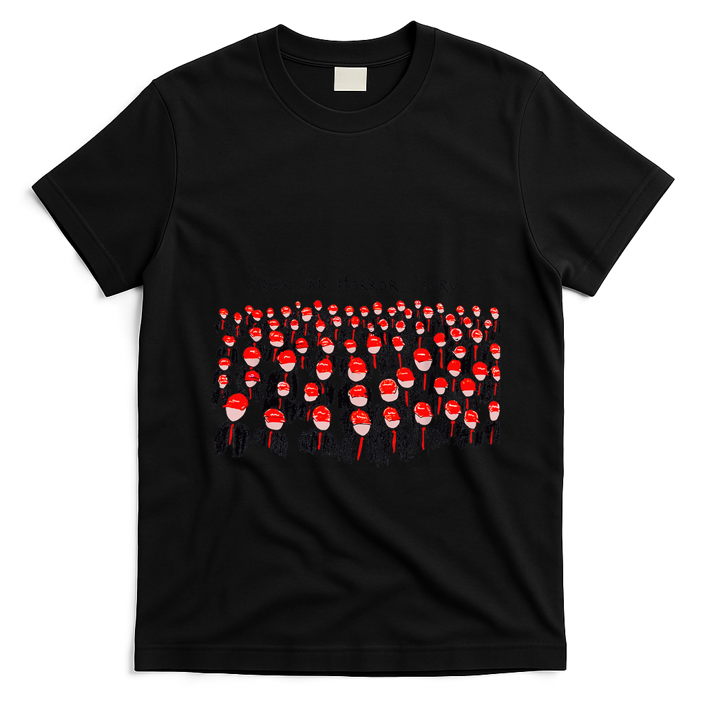 Anti Trump Horror American Story T-Shirt - Black