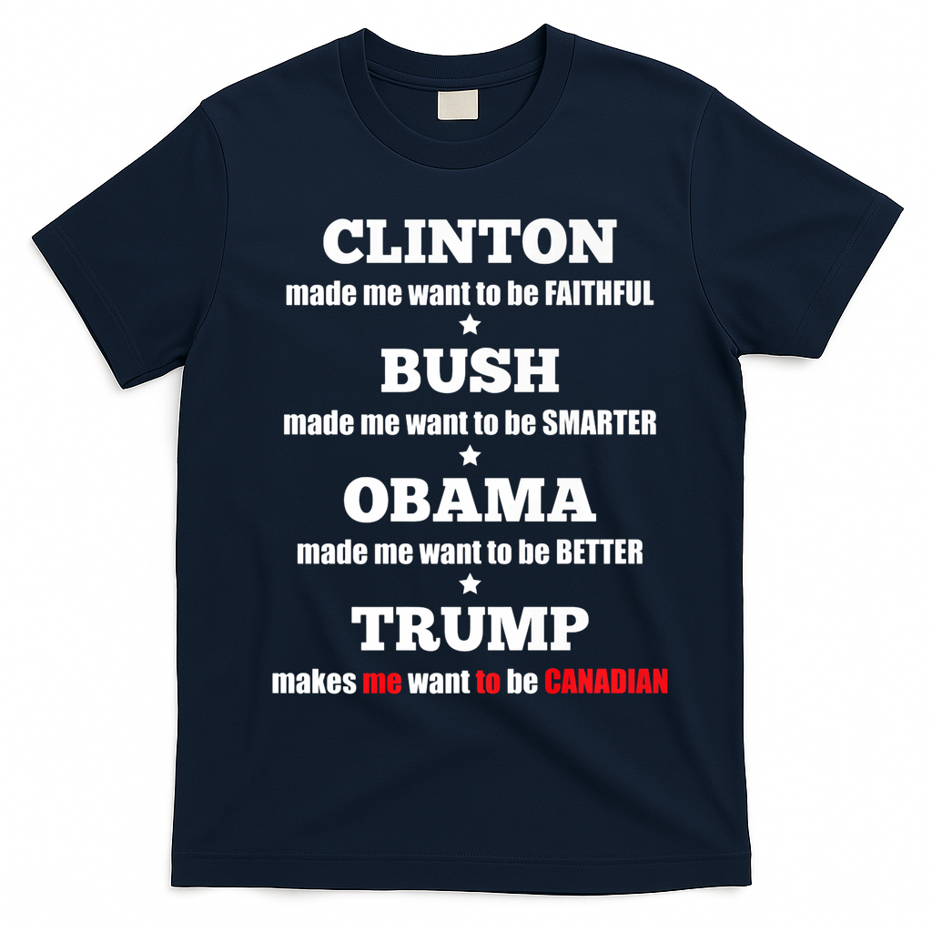 Anti Trump Political For Independents And Liberals T-Shirt - Navy Blue