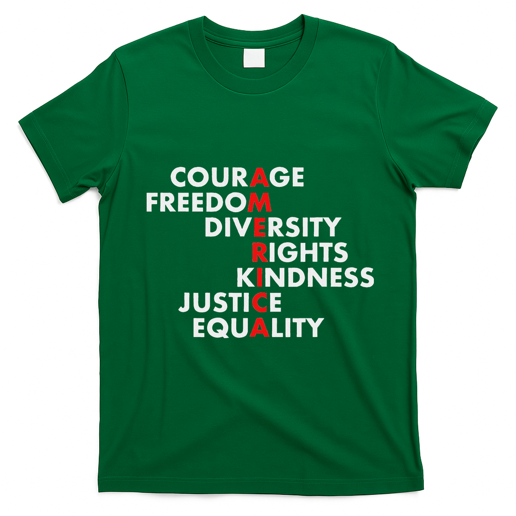 Anti Trump Resist Political T-Shirt - Irish Green