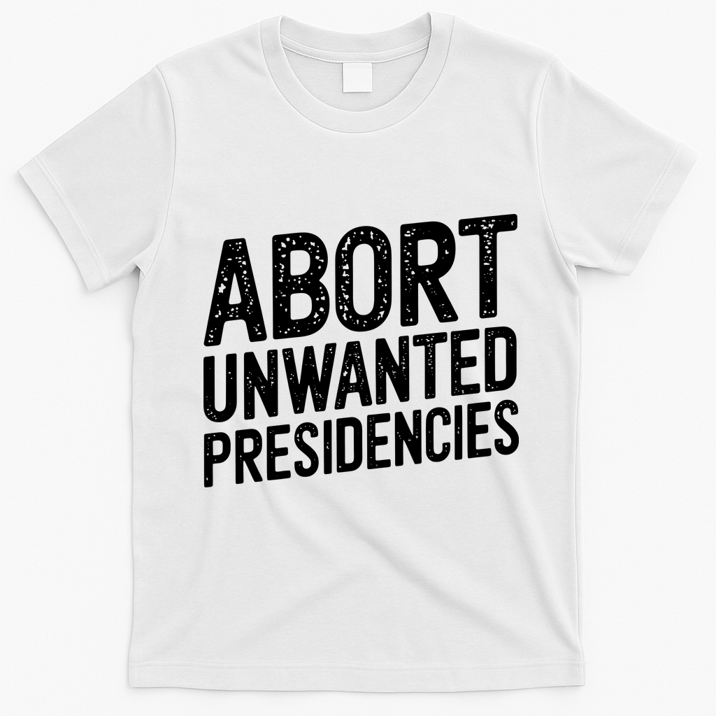 Abort Unwanted Presidencies T-Shirt - White