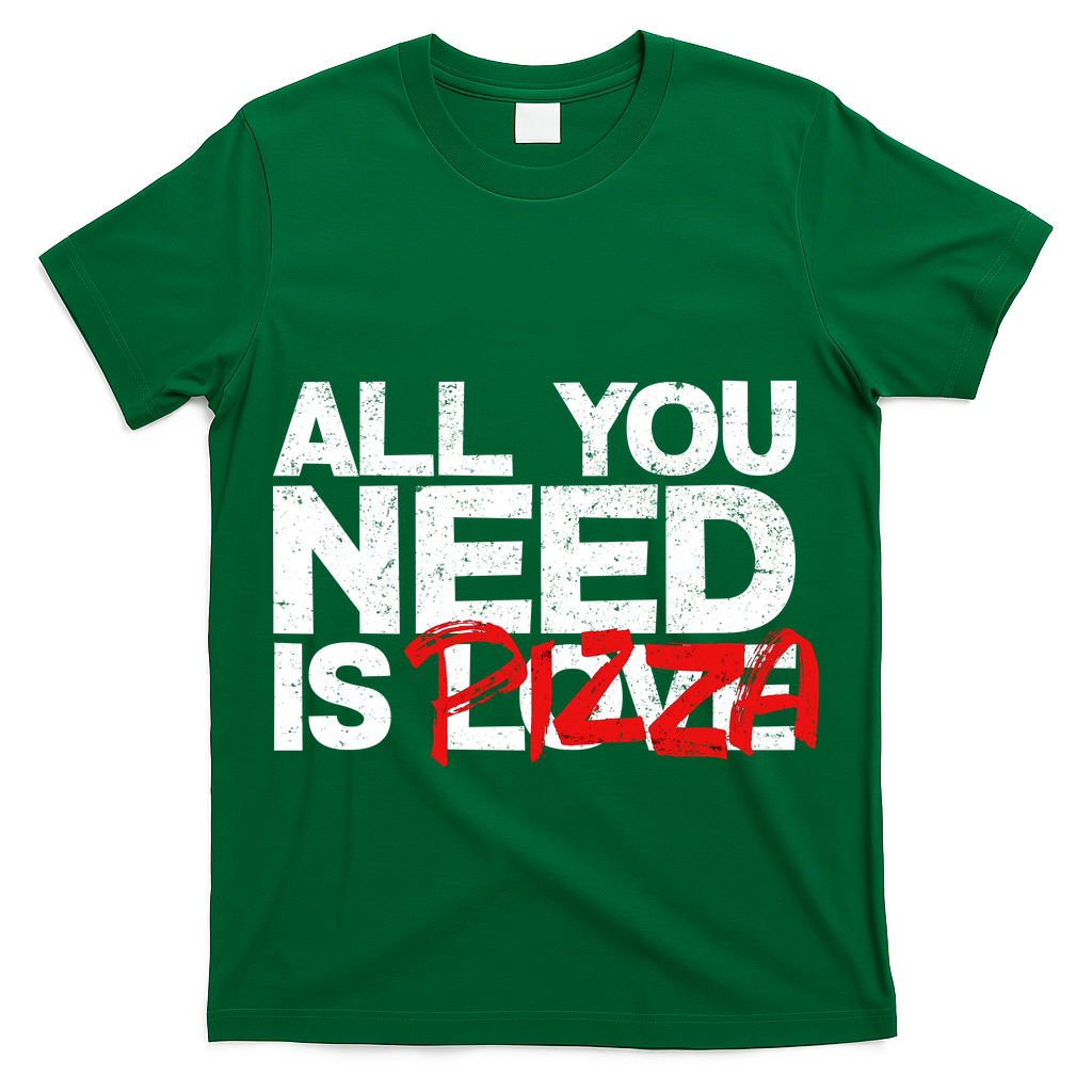 All You Need Is Pizza T-Shirt