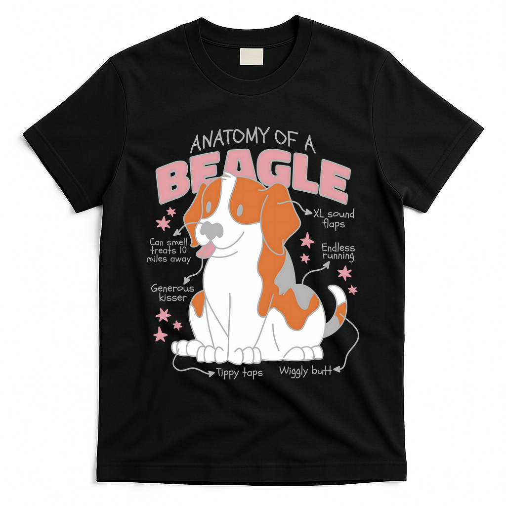 Beagle Anatomy Dog T-Shirt