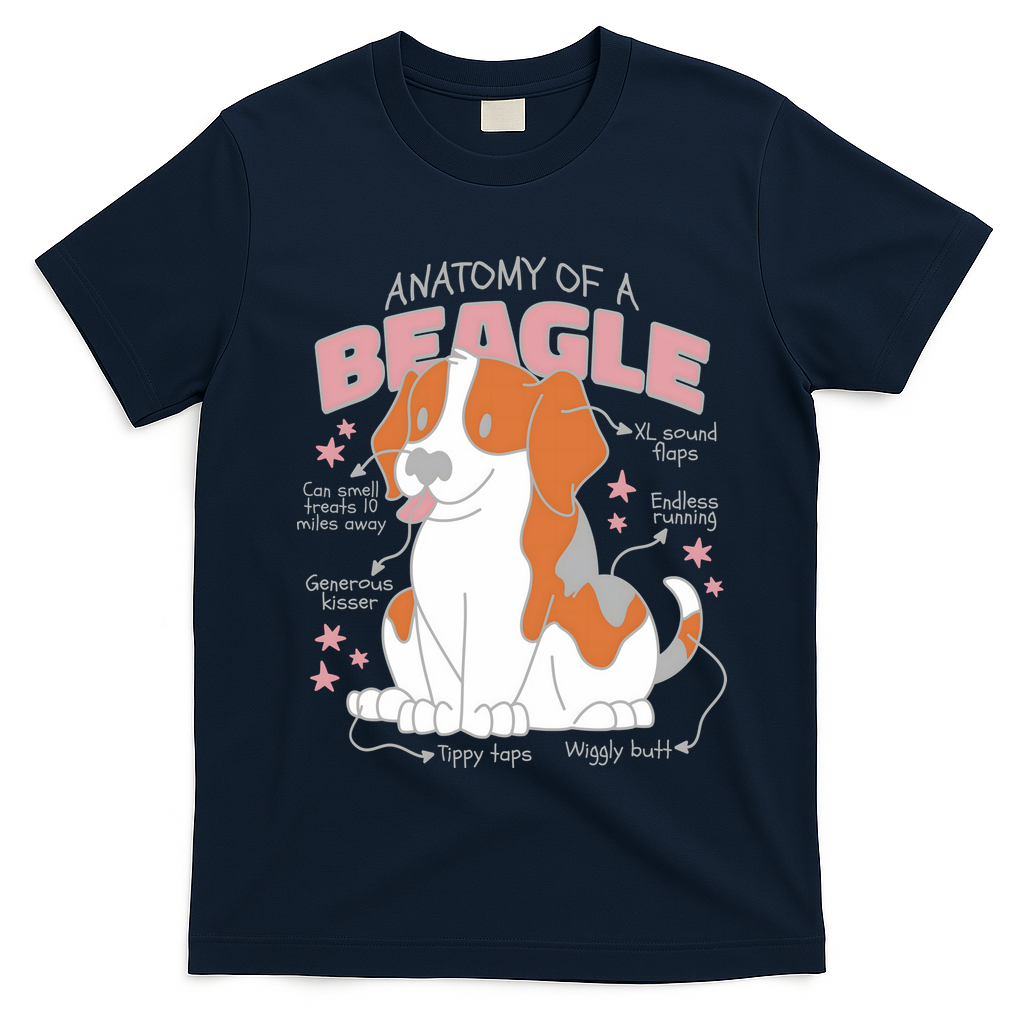 Beagle Anatomy Dog T-Shirt