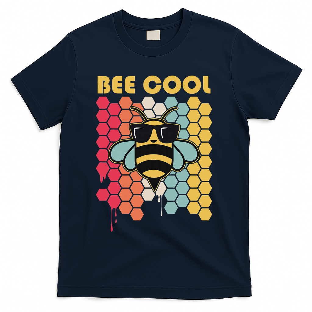 Boy Bee Lover Bumble Bumblebee Bee Cool T-Shirt - Navy