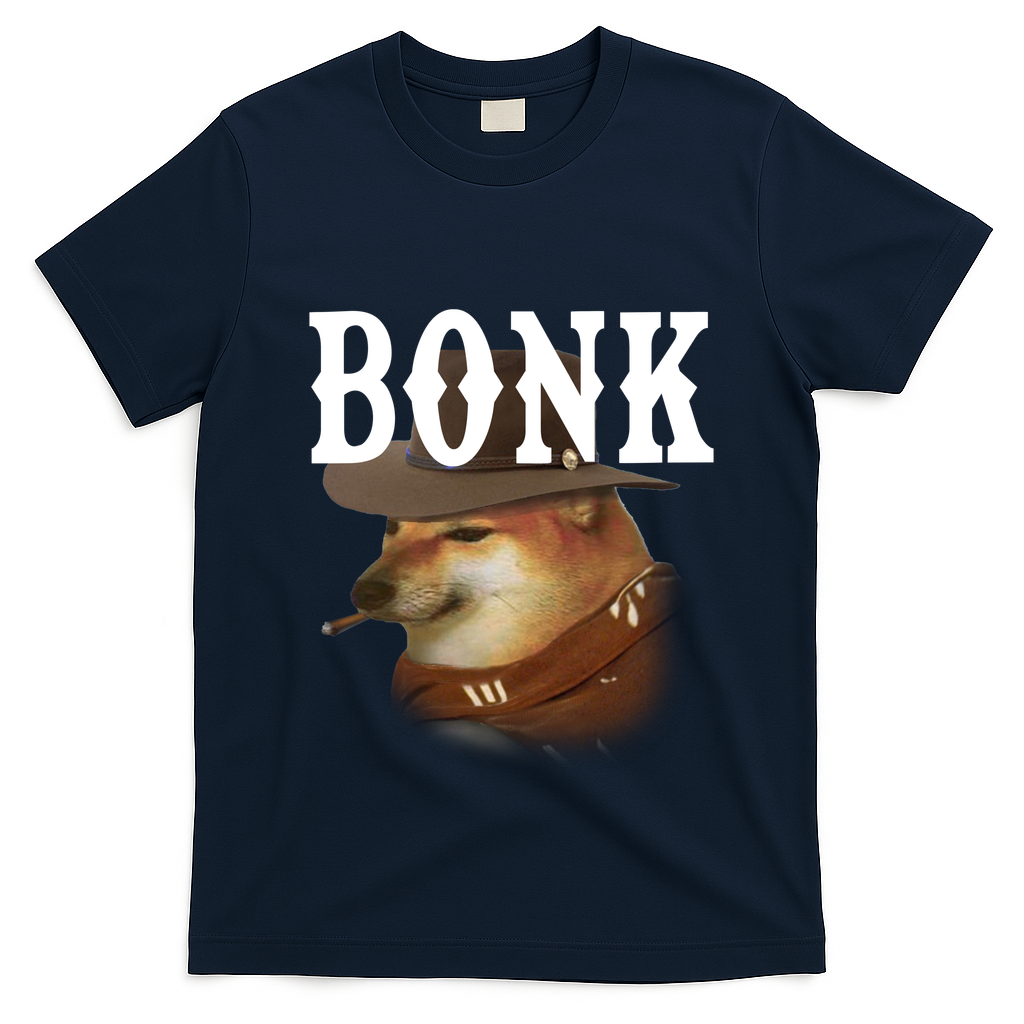 Bonk Cowboy Dog T-Shirt