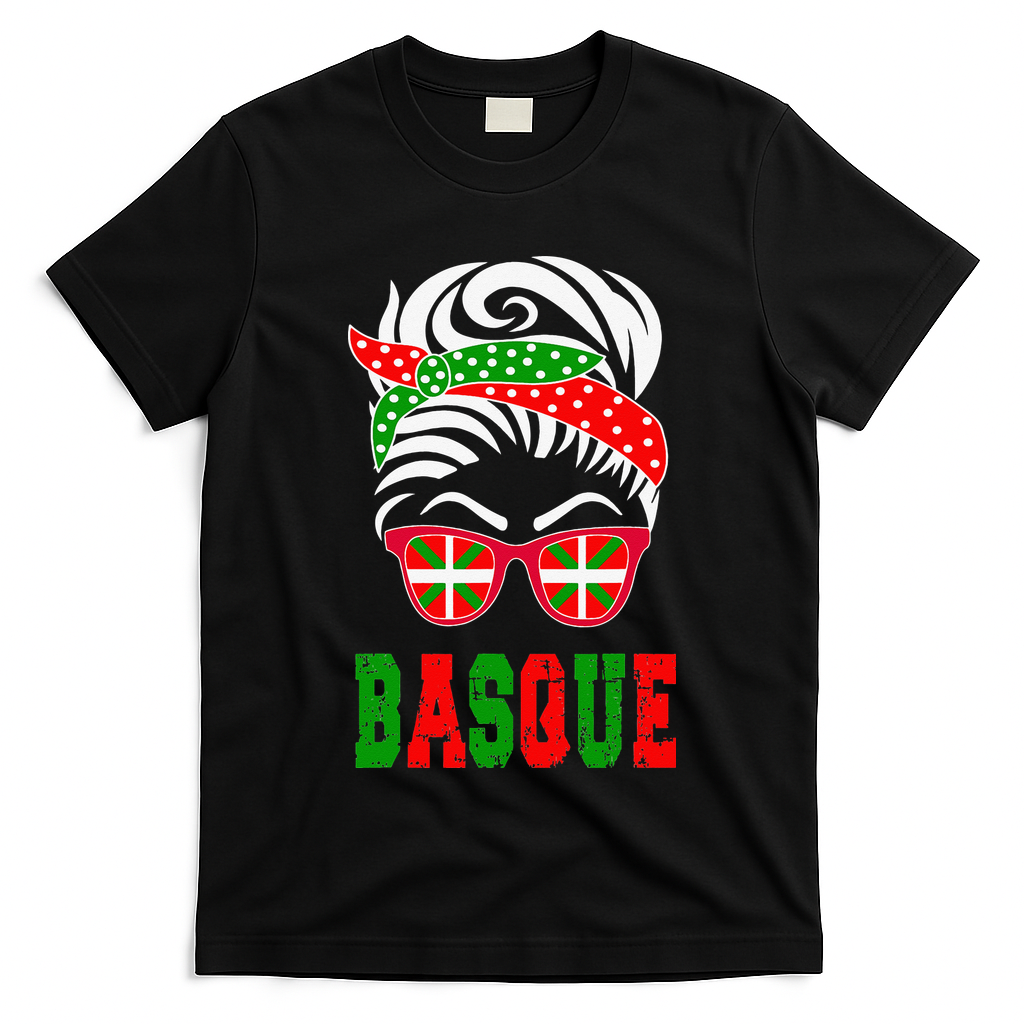 Basque Country Flag Basque Girl T-Shirt