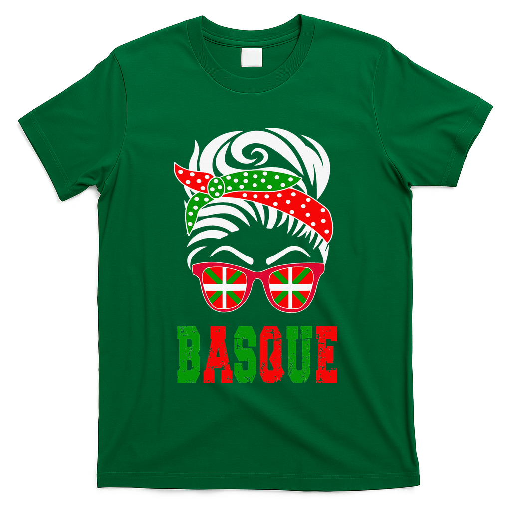 Basque Country Flag Basque Girl T-Shirt