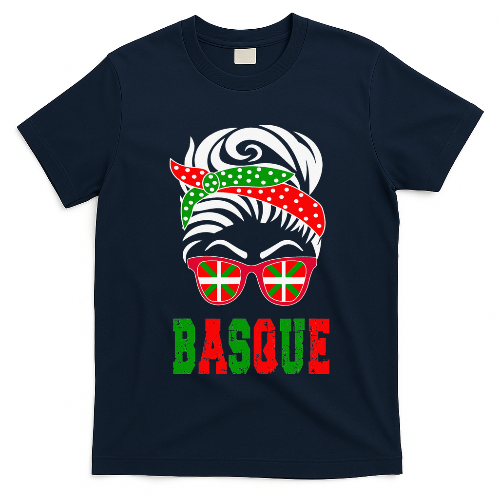 Basque Country Flag Basque Girl T-Shirt