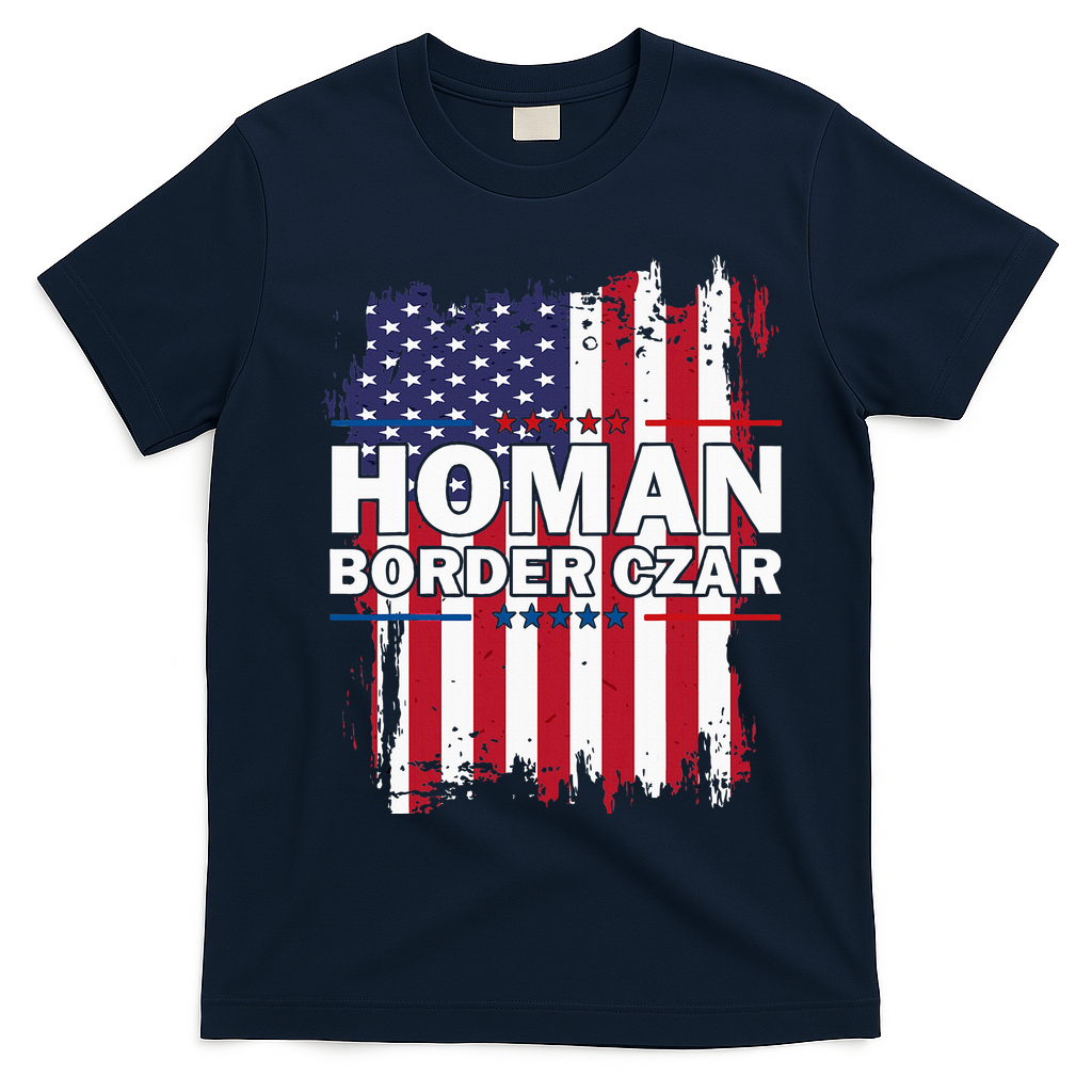 Border Czar Tom Homan Trump President Elect Maga T-Shirt - Navy Blue