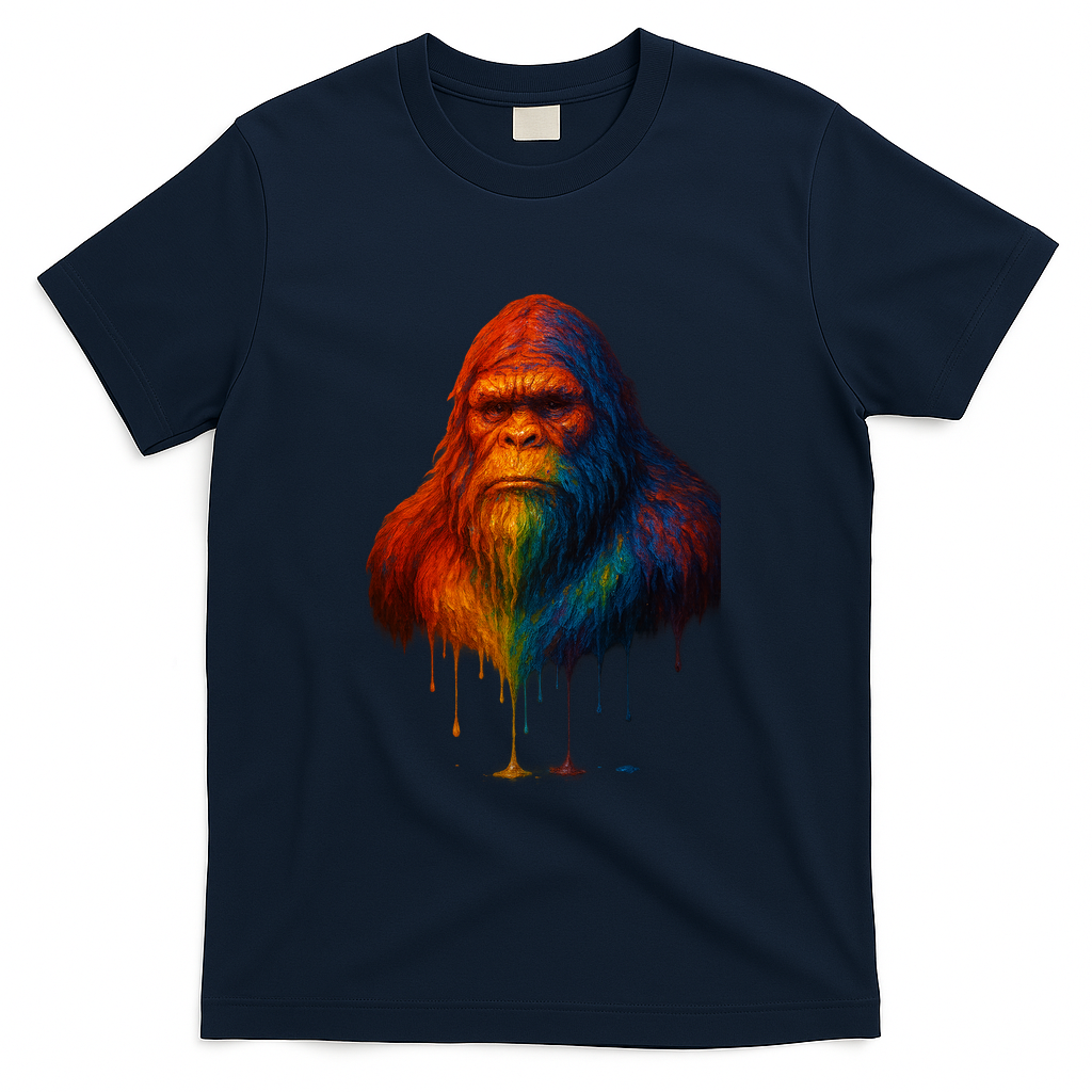 Bigfoot Drip T-Shirt - Navy