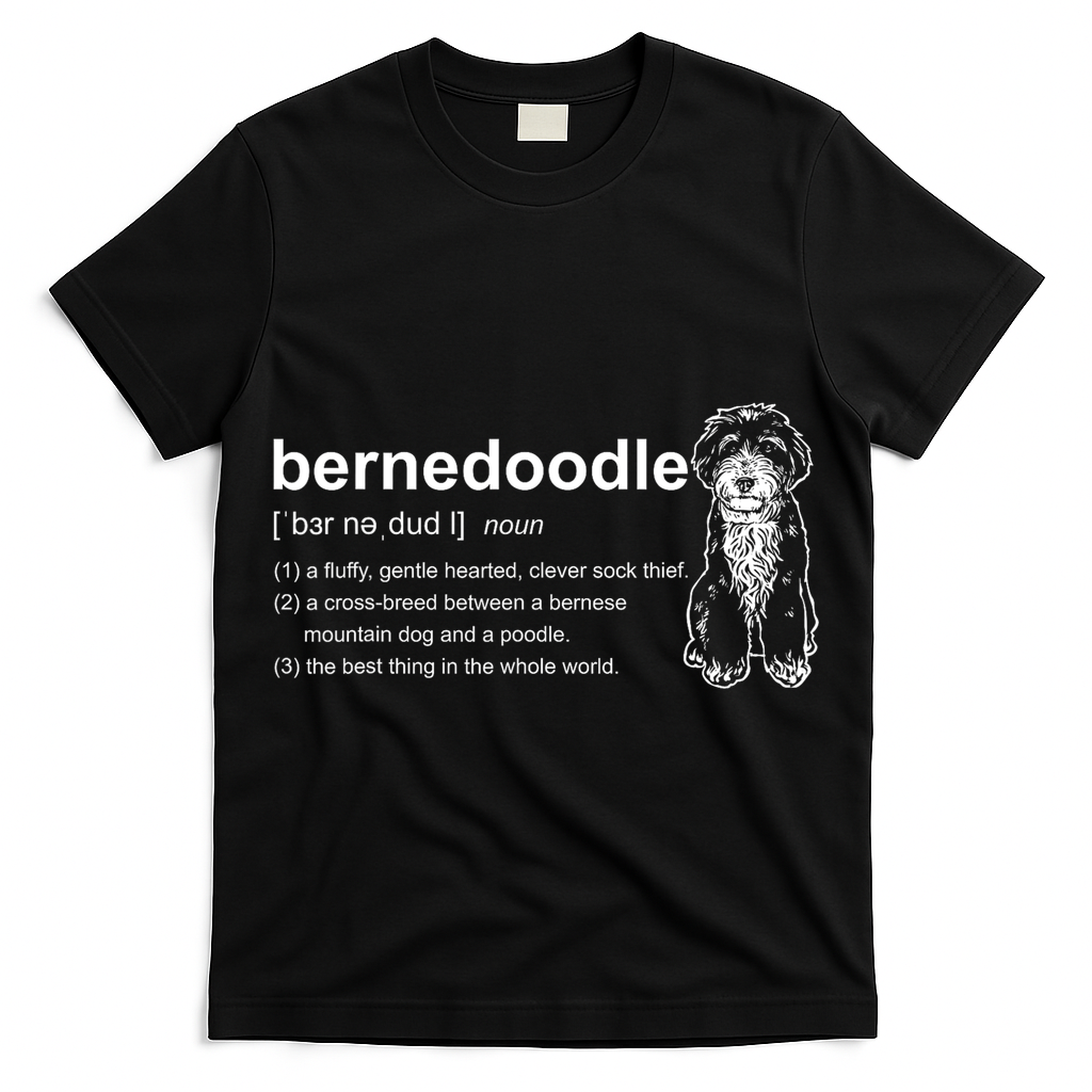 Bernedoodle Dog Definition Bernedoodle T-Shirt