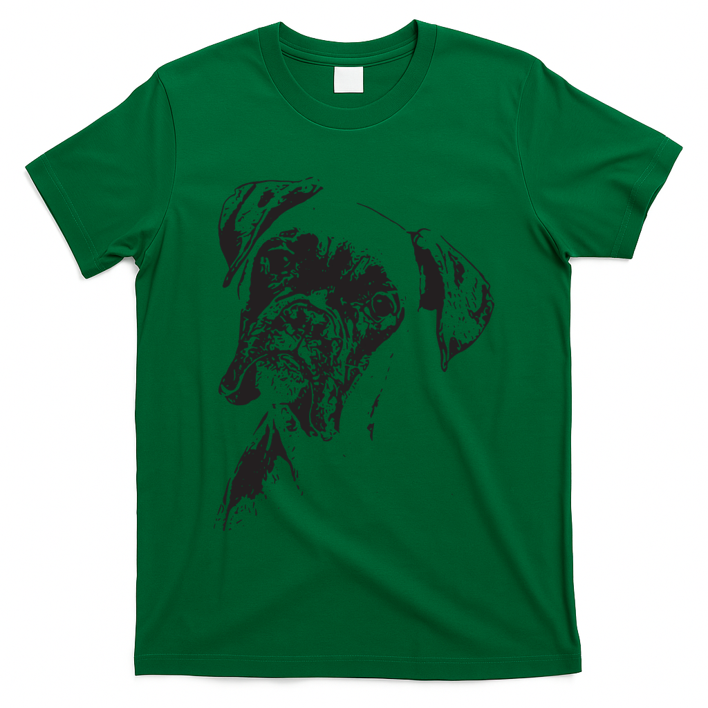 BOXER DOG FACE DOG LOVERS BOXER DOG GIFT T-Shirt