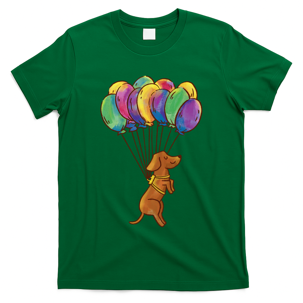 Balloon Dog Flying T-Shirt