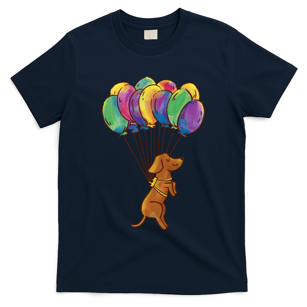 Balloon Dog Flying T-Shirt