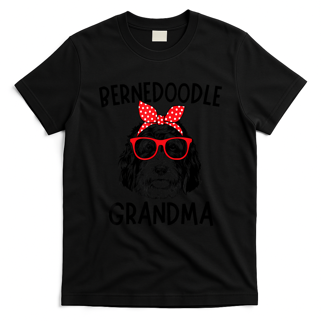 Bernedoodle Grandma Bernedoodle Dog Nana Mother's Day T-Shirt