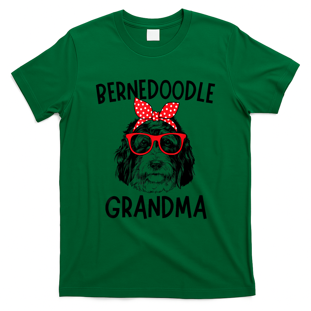 Bernedoodle Grandma Bernedoodle Dog Nana Mother's Day T-Shirt