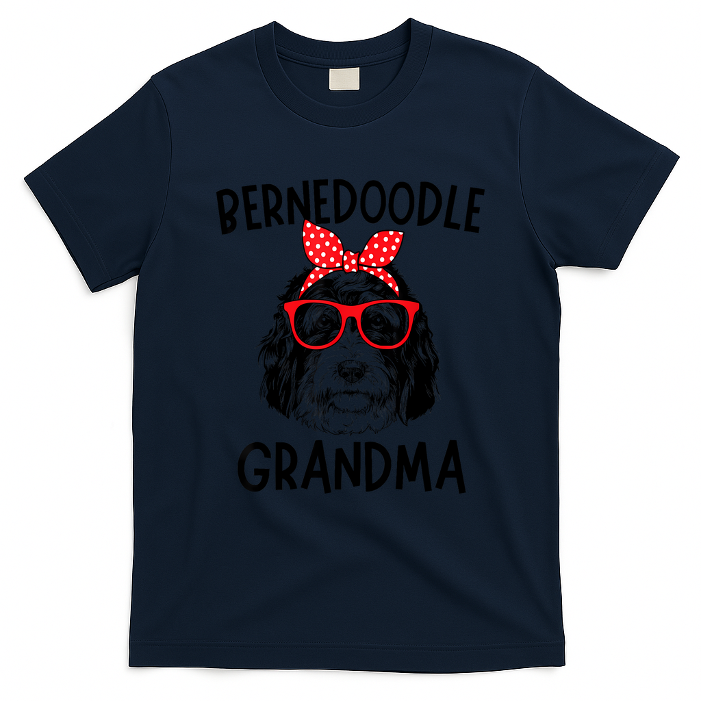 Bernedoodle Grandma Bernedoodle Dog Nana Mother's Day T-Shirt