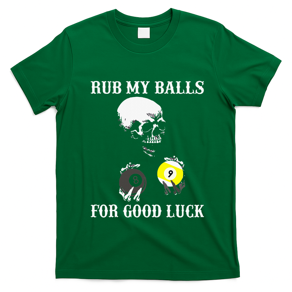 Billiards Halloween T-Shirt - Irish Green