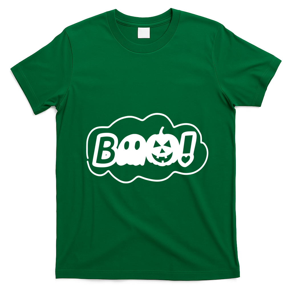 Boo Halloween Pumpkin Season T-Shirt - Irish Green