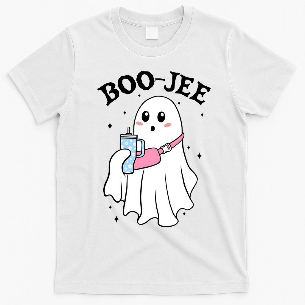 Boo Jee Halloween T-Shirt - White