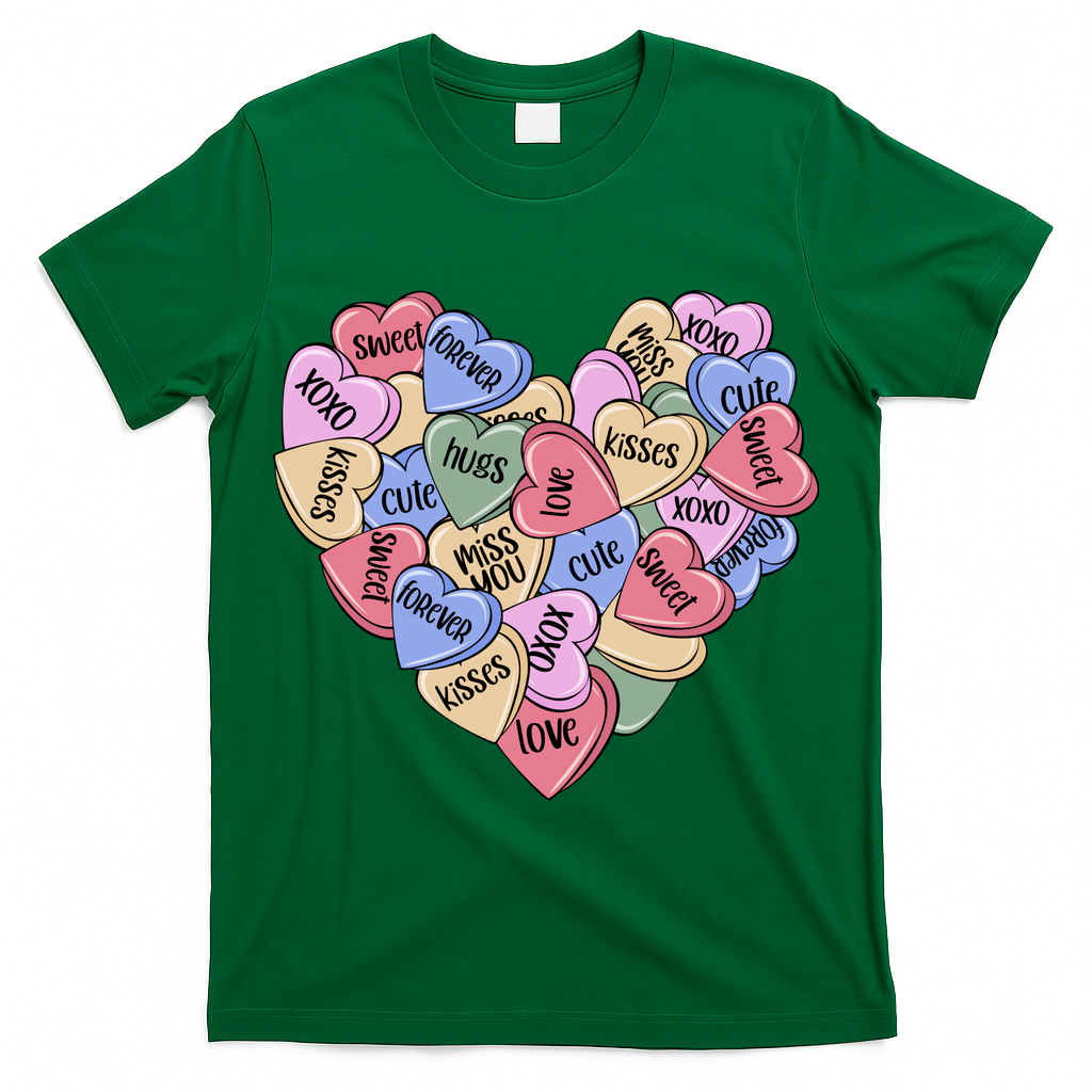 Be Mine Candy Heart Valentine Gift For Valentine Day T-Shirt