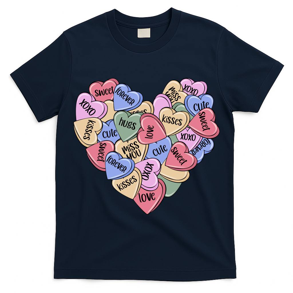 Be Mine Candy Heart Valentine Gift For Valentine Day T-Shirt